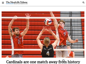 'meadvilletribune.com' screenshot