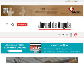 'jornaldeangola.ao' screenshot