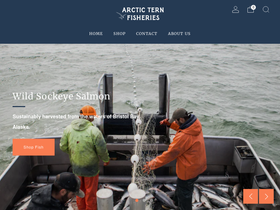 arcticternfisheries.com homepage screenshot