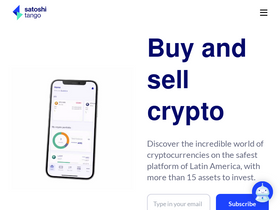 'satoshitango.com' screenshot