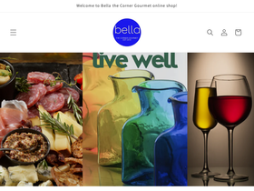 bellagourmetwv.com homepage screenshot