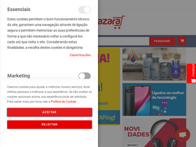'bazara.co.mz' screenshot