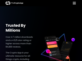 'thecrypto.app' screenshot
