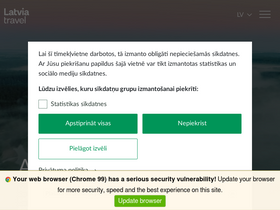 'latvia.travel' screenshot