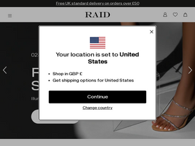 'raidlondon.com' screenshot