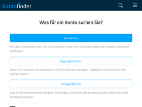 'kontofinder.de' screenshot