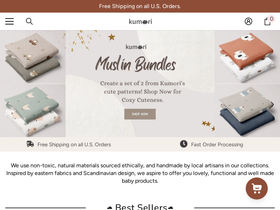 kumorishop.com homepage screenshot