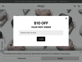 'elago.com' screenshot