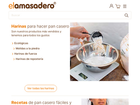 'elamasadero.com' screenshot