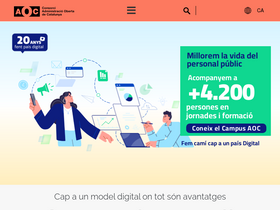 'aoc.cat' screenshot