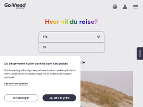 'go-aheadnordic.no' screenshot