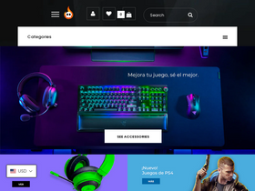 blizzstoreperu.com homepage screenshot