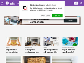 'hurriyetaile.com' screenshot