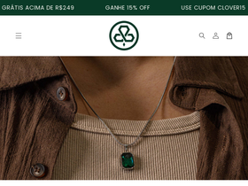 cloveracessorios.com.br homepage screenshot