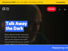 'afsp.org' screenshot