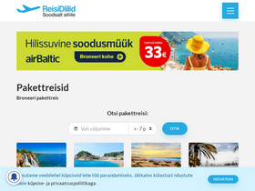 'reisidiilid.ee' screenshot