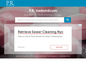 'prvademecum.com' screenshot