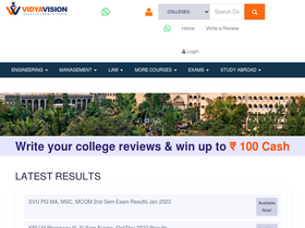 'vidyavision.com' screenshot