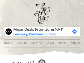 'tigertigercomic.com' screenshot