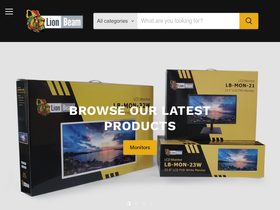 lionbeam.com homepage screenshot