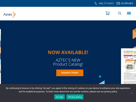 'aztecsoftware.com' screenshot