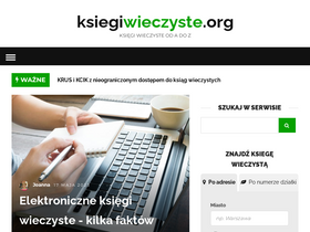 'ksiegi-wieczyste.org' screenshot