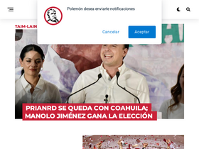 'polemon.mx' screenshot