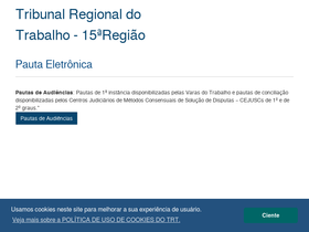pauta.trt15.jus.br Traffic Analytics, Ranking & Audience [April 2026 ...