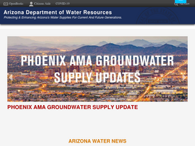 'azwater.gov' screenshot