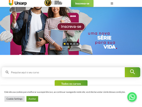 'uniarp.edu.br' screenshot