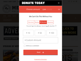 'mendofever.com' screenshot