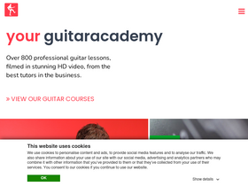 'yourguitaracademy.com' screenshot
