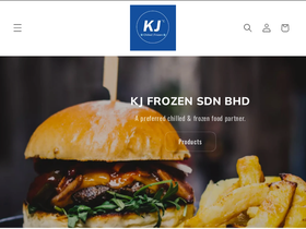 kjfrozensb.com homepage screenshot
