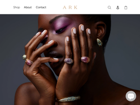arkfinejewelry.com homepage screenshot