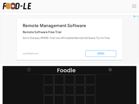 'food-le.io' screenshot