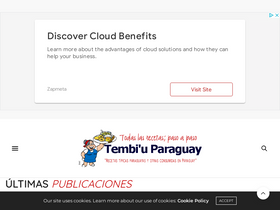 'tembiuparaguay.com' screenshot