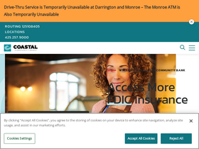 'coastalbank.com' screenshot