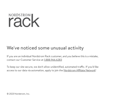 'nordstromrack.com' screenshot