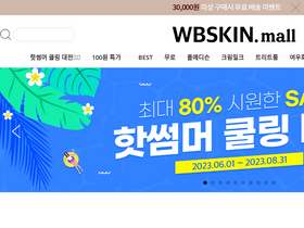 'wbskin.com' screenshot