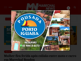 'marechalnews.com.br' screenshot