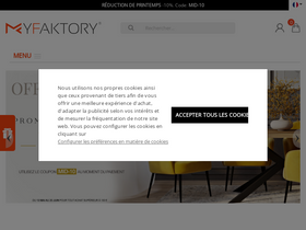 'myfaktory.com' screenshot