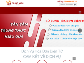 'hoadondientutrungkien.com' screenshot
