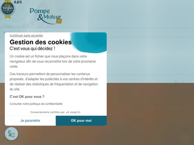 'pompe-moteur.fr' screenshot