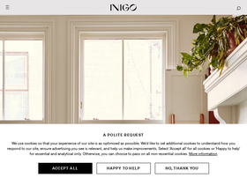 'inigo.com' screenshot