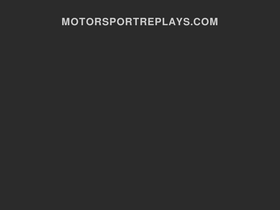 'motorsportreplays.com' screenshot