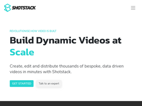 'shotstack.io' screenshot