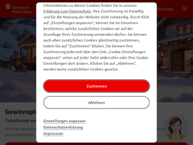 'sparkasse-rhein-maas.de' screenshot