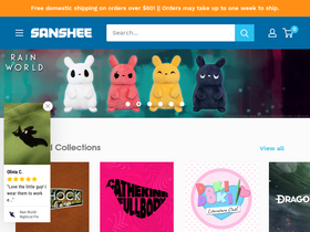 'sanshee.com' screenshot