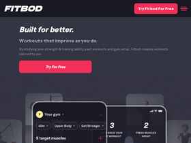 'fitbod.me' screenshot