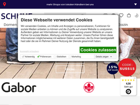 'schuhe24.de' screenshot